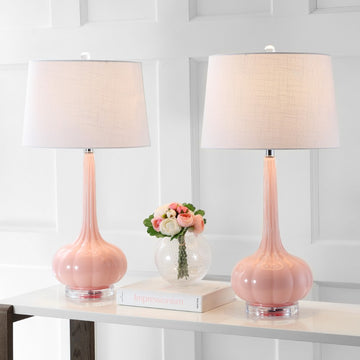 Bette 28.5" Glass Teardrop LED Table Lamp - JONATHAN Y